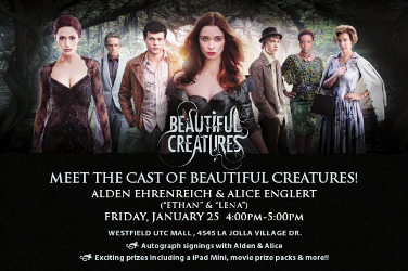 Meet castmembers at UTC La Jolla for autographs! 