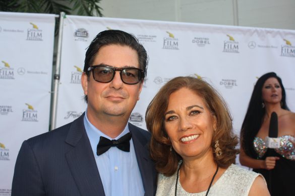 Roman Coppola and Suzette Valle at the Catalina Film Festival