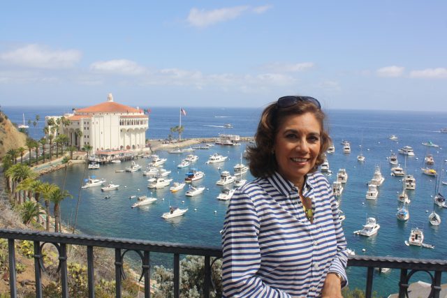 Catalina View from Wrigley Mansion