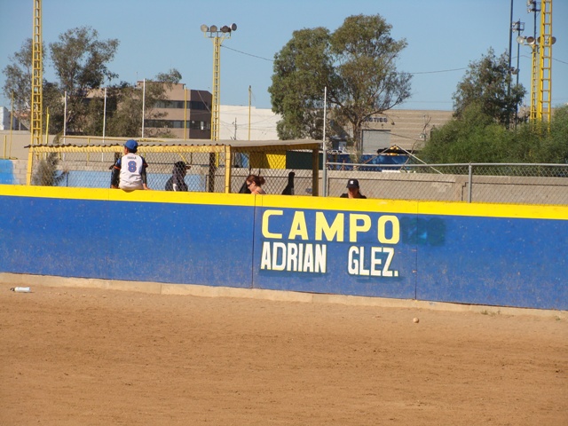 Adrian Gonzalez field at the Tijuana Little League. Campo Adrian Gonzalez en la Liga Municipal de Tijuana. 