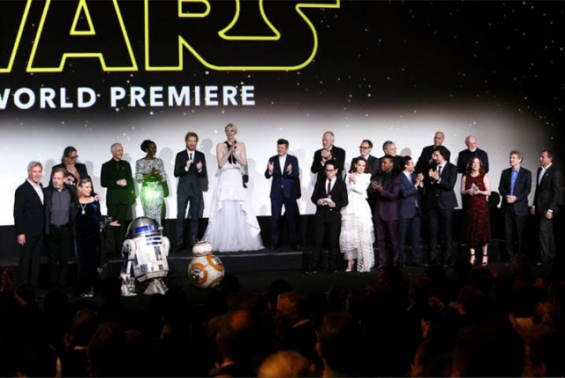 Full Cast of The Force Awakens Premier