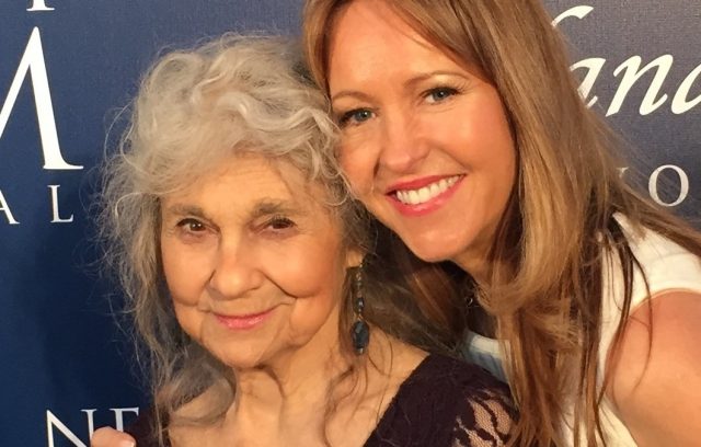 Lynn Cohen (Hunger Games: Catching Fire) 83, and director Marina Donahue at the La Costa Film Festival.