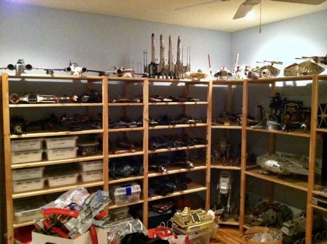 Matt Atchity's personal Star Wars collection. Photo courtesy of M. Atchity