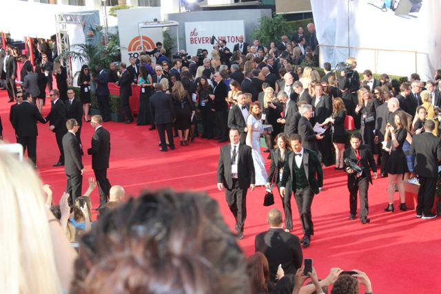 Matthew McConaghey Golden Globes Greets Fans