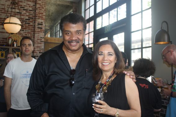 Neil deGrasse Tyson and Suzette Valle at Comic-Con