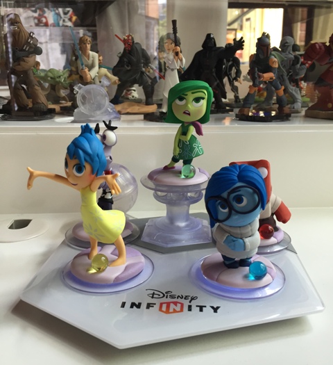 SDCC15 Disney Infinity Inside Out Game Pieces