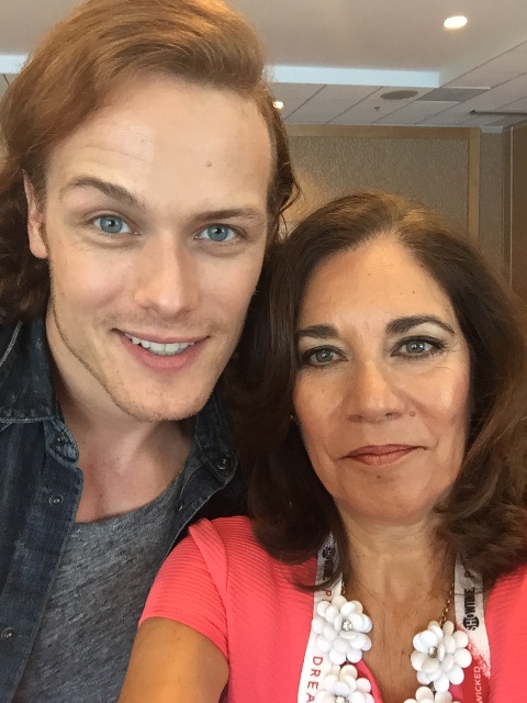 SDCC15 Outlander Sam Heughan aka Jamie and Suzette Valle - SDCC15-Outlander-Sam-Heughan-aka-Jamie-and-Suzette-Valle