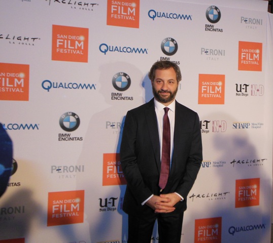 Judd Apatow arrives at the SDFF red carpet. Photo S. Valle