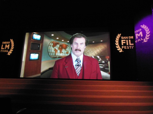 Will Ferrel aka Ron Burgundy congratulated Apatow on his award at the SDFF