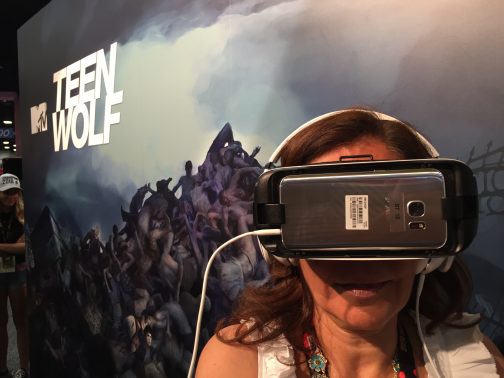 Teen Wolf VR Experience at MTV Booth at Comic-Con